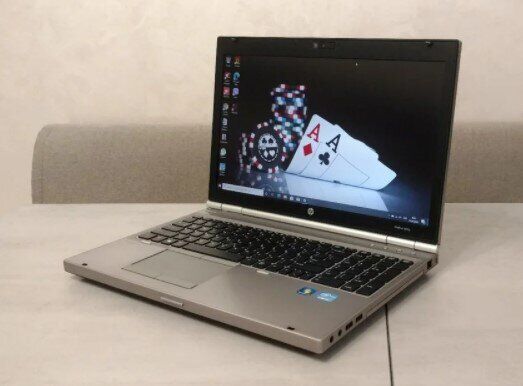 HP EliteBook 8570p / 15.6" (1920x1080) TN+film LED / Intel Core i7-3740QM (4 (8) ядра по 2.7 - 3.7 GHz) / 8 GB DDR3 / 500 GB HDD / ATI Radeon 7570M, 1 GB GDDR5, 64-bit / WebCam / DVD-RW / DP