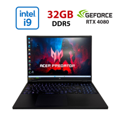 Игровой ноутбук Acer Predator Helios 16 PH16-71 / 16" (2560x1600) IPS / Intel Core i9-13900HX (24 (32) ядер по 2.2 - 5.4 GHz) / 32 GB DDR5 / 1000 GB SSD / nVidia GeForce RTX 4080, 12 GB GDDR6, 192-bit / WebCam
