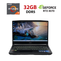 Ігровий ноутбук Б-клас MSI Katana A15 AI B8V MS-158N / 15.6" (2560x1440) IPS / AMD Ryzen 7 8845HS (8 (16) ядер по 3.8 - 5.1 GHz) / 32 GB DDR5 / 960 GB SSD / nVidia GeForce RTX 4070, 8 GB GDDR6, 128-bit / WebCam