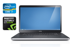 Ігровий ноутбук Dell XPS L521X / 15.6" (1920x1080) IPS / Intel Core i7-3632QM (4 (8) ядра по 2.2 - 3.2 GHz) / 16 GB DDR3 / 480 GB SSD / nVidia GeForce GT 640M, 2 GB GDDR5, 128-bit / WebCam / Windows 10