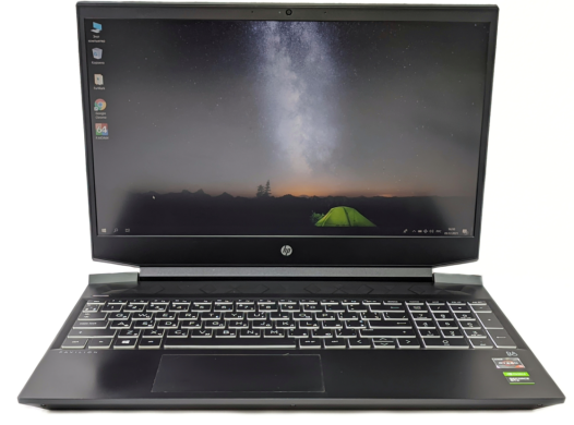 Игровой ноутбук HP Pavilion 15 Gaming / 15.6" (1920x1080) IPS / AMD Ryzen 5 3550H (4 (8) ядра по 2.1 - 3.7 GHz) / 8 GB DDR4 / 256 GB SSD / nVidia GeForce GTX 1050, 3 GB GDDR5, 96-bit / WebCam