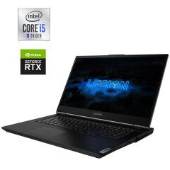 Игровой ноутбук Lenovo Legion 5 17ITH6H / 17.3" (1920x1080) IPS / Intel Core i5-11400H (6 (16) ядер 2.7 - 4.5 GHz) / 16 GB DDR4 / 480 GB SSD / nVidia GeForce RTX 3060, 6 GB GDDR6, 192-bit / WebCam