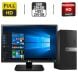 Комплект: Dell OptiPlex 3040 Tower / Intel Core i5-6600K (4 ядра по 3.5 - 3.9 GHz) / 16 GB DDR3 / 256 GB SSD + 250 GB HDD / AMD Radeon HD 5450, 1 GB GDDR3, 64-bit / DVD-ROM + Монитор LG 24MB37PM-B / 24" (1920x1080) IPS купить
