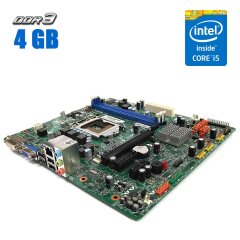 Комплект: Материнская плата Lenovo IH61M (ver. 1.0) + Intel Core i5-2400 (4 ядра по 3.1 - 3.4 GHz) + 4 GB DDR3