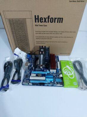 Комплект ПК: AeroCool Tower NEW / Intel Core i7-2600K (4 (8) ядра по 3.4 - 3.8 GHz) / 16 GB DDR3 / 512 GB SSD NEW + 500 GB HDD / AMD Radeon R9 290, 4 GB GDDR5, 512-bit + Монітор LG 24MB35PM-B / 24" (1920x1080) IPS / VGA / DVI + Кабелі підключення