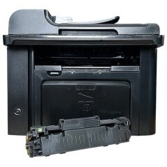 БФП HP LaserJet M1536dnf MFP / Лазерний монохромний друк / 1200x1200 dpi / A4 / 25 стор/хв / Ethernet, USB / Дуплекс + Кабелі та додатковий картридж у комплекті