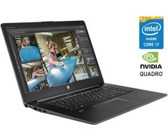 Мобильная рабочая станция Б-класс HP ZBook 15 G3 / 15.6" (1920x1080) IPS / Intel Core i7-6700HQ (4 (8) ядра по 2.6 - 3.5 GHz) / 8 GB DDR4 / 256 GB SSD M.2 / nVidia Quadro M2000M, 4 GB DDR3, 128-bit / WebCam / Win 10 Pro