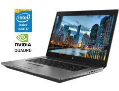 Мобільна робоча станція Б-клас HP ZBook 17 G6 / 17.3" (1920x1080) IPS / Intel Core i7-9750H (6 (12) ядер по 2.6 - 4.5 GHz) / 16 GB DDR4 / 512 GB SSD / nVidia Quadro T1000, 4 GB GDDR5, 128-bit / WebCam