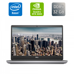 Мобільна робоча станція Dell Precision 7550 / 15.6" (3840x2160) IPS / Intel Xeon W-10855M (6 (12) ядер по 2.8 - 5.1 GHz) / 32 GB DDR4 / 512 GB SSD / nVidia Quadro RTX 3000, 6 GB GDDR6, 192-bit / HDMI / WebCam / Windows 11