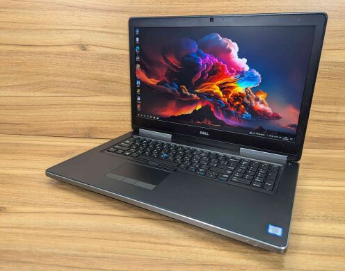 Мобільна робоча станція Dell Precision 7720 / 17.3" (1920x1080) IPS / Intel Xeon E3-1545M v5 (4 (8) ядра по 2.9 - 3.8 GHz) / 32 GB DDR4 / 512 GB SSD / nVidia Quadro P4000, 8 GB GDDR5, 256-bit / WebCam / Windows 10