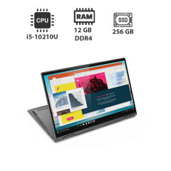 Ноутбук-трансформер Lenovo Yoga C740 / 15.6" (1920x1080) TN Touch / Intel Core i5-10210U (4 (8) ядра по 1.6 - 4.2 GHz) / 12 GB DDR4 / 256 GB SSD / Intel UHD Graphics / WebCam