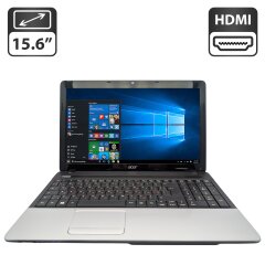 Ноутбук Acer Aspire E1-571 / 15.6" (1366x768) TN / Intel Core i3-3120M (2 (4) ядра по 2.5 GHz) / 8 GB DDR3 / 500 GB HDD / Intel HD Graphics 4000 / WebCam / DVD-ROM