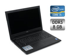 Ноутбук Б-клас Dell Inspiron 15-5547 / 15.6" (1366x768) TN / Intel Core i5-4210U (2 (4) ядра по 1.7 - 2.7 GHz) / 8 GB DDR3 / 256 GB SSD / Intel HD Graphics 4400 / WebCam / Windows 10