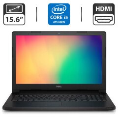 Ноутбук Б-класс Dell Latitude 3570 / 15.6" (1366x768) TN / Intel Core i5-6200U (2 (4) ядра по 2.3 - 2.8 GHz) / 4 GB DDR3 / 500 GB HDD / Intel HD Graphics 520 / WebCam / HDMI