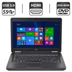 Ноутбук Б-класс Dell Latitude E5440 / 14" (1366x768) TN / Intel Core i3-4030U (2 (4) ядра по 1.9 GHz) / 4 GB DDR3 / 500 GB HDD / Intel HD Graphics 4400 / WebCam / DVD-ROM