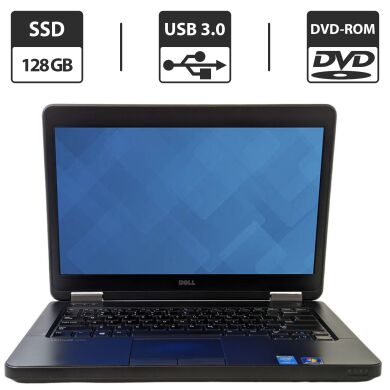 Ноутбук Б-класс Dell Latitude E5440 / 14" (1366x768) TN / Intel Core i5-4300U (2 (4) ядра по 1.9 - 2.9 GHz) / 8 GB DDR3 / 128 GB SSD / Intel HD Graphics 4400 / DVD-ROM Ноутбук Б-класс Dell Latitude E5440 / 14" (1366x768) TN / Intel Core i5-4300U (2 (4) ядра по 1.9 - 2.9 GHz) / 8 GB DDR3 / 128 GB SSD / Intel HD Graphics 4400 / DVD-ROM