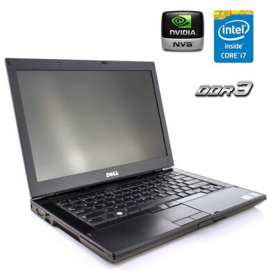 Ноутбук Б-клас Dell Latitude E6410 / 14" (1440x900) TN / Intel Core i7-640M (2 (4) ядра по 2.8 - 3.46 GHz) / 4 GB DDR3 / 250 GB HDD / nVidia NVS 3100M, 512 MB DDR3, 64-bit / WebCam