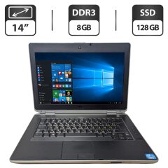 Ноутбук Б-класс Dell Latitude E6430 / 14" (1366x768) TN / Intel Core i5-3230M (2 (4) ядра по 2.6 - 3.2 GHz) / 8 GB DDR3 / 128 GB SSD / Intel HD Graphics 4000 / WebCam