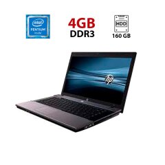 Ноутбук Б-класс HP 620 / 15.6" (1366x768) TN / Intel Pentium T4200 (2 ядра по 2.0 GHz) / 4 GB DDR3 / 160 GB HDD / Intel GMA 4500M Graphics / WebCam