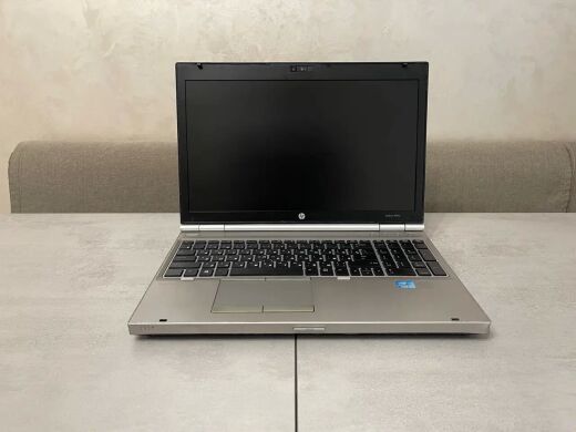 Ноутбук Б-клас HP EliteBook 8560p / 15.6" (1366x768) TN / Intel Core i7-2720QM (4 (8) ядра по 2.2 - 3.3 GHz) / 8 GB DDR3 / 240 GB SSD / AMD Radeon HD 6470M, 1 GB DDR3, 64-bit / WebCam / DisplayPort