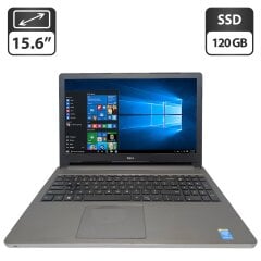 Ноутбук Б-клас&nbsp;Dell Inspiron 5558 / 15.6" (1366x768) TN / Intel Core i3-5005U (2 (4) ядра по 2.0 GHz) / 8 GB DDR3 / 120 GB SSD / Intel HD Graphics 5500 / WebCam / DVD-ROM