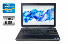 Ноутбук Dell Latitude E6530 / 15.6" (1920x1080) TN / Intel Core i3-2350M (2 (4) ядра по 2.3 GHz) / 8 GB DDR3 / 465 GB HDD / Intel HD Graphics 3000 / WebCam / DVD-RW
