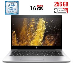 Ноутбук HP EliteBook 840 G6 / 14" (1920x1080) IPS / Intel Core i5-8365U (4 (8) ядра по 1.6 - 4.1 GHz) / 16 GB DDR4 / 256 GB SSD M.2 NEW / Intel UHD Graphics 620 / WebCam / USB 3.1 / HDMI