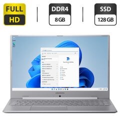Ноутбук Medion Akoya E17201 / 17.3" (1920x1080) IPS / Intel Celeron N4020 (2 ядра по 1.1 - 2.8 GHz) / 8 GB DDR4 / 128 GB SSD M.2 / Intel UHD Graphics 600 / WebCam / Коробка / Windows 11 Home