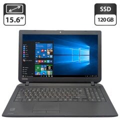 Ноутбук Toshiba Satellite C55D-B / 15.6" (1366x768) TN / AMD A6-6310 (4 ядра по 1.8 - 2.4 GHz) / 8 GB DDR3 / 120 GB SSD / AMD Radeon R4 Graphics / WebCam