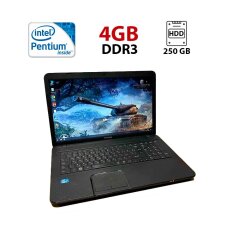 Ноутбук Toshiba Satellite C870 / 17.3" (1600x900) TN / Intel Pentium B960 (2 ядра по 2.2 GHz) / 4 GB DDR3 / 250 GB HDD / Intel HD Graphics / WebCam
