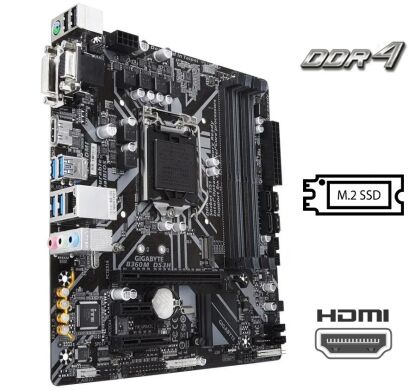 Нова материнська плата Gigabyte B360M DS3H / Socket LGA1151 / M.2