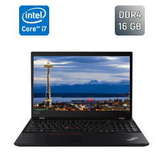 Ультрабук Б-класс Lenovo ThinkPad T590 / 15.6" (1920x1080) IPS / Intel Core i7-8565U (4 (8) ядра по 1.8 - 4.6 GHz) / 16 GB DDR4 / 256 GB SSD / Intel UHD Graphics 620 / WebCam / TouchID