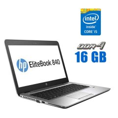 Ультрабук HP EliteBook 840 G3 / 14" (1920x1080) TN Touch / Intel Core i5-6200U (2 (4) ядра по 2.3 - 2.8 GHz) / 16 GB DDR4 / 240 GB SSD / Intel HD Graphics 520 / WebCam