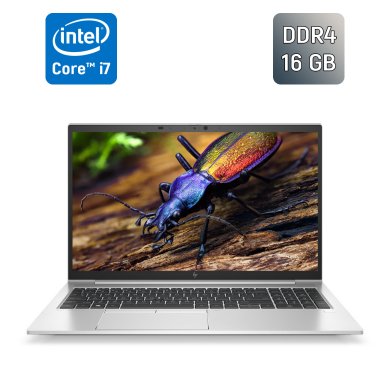 Ультрабук HP EliteBook 850 G8 / 15.6" (1920x1080) IPS / Intel Core i7-1185G7 (4 (8) ядра по 3.0 - 4.8 GHz) / 16 GB DDR4 / 500 GB SSD / Intel Iris Xe Graphics / WebCam / TouchID / Windows 10