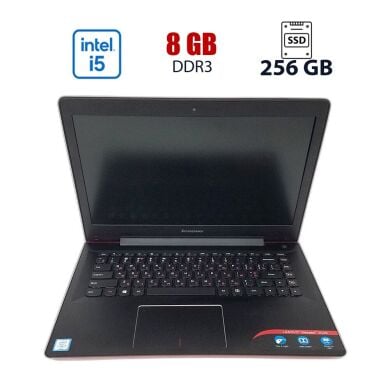Ультрабук Lenovo Ideapad 300S-14ISK / 14" (1920x1080) IPS / Intel Core i5-6200U (2 (4) ядер по 2.3 - 2.8 GHz) / 8 GB DDR3 / 256 GB SSD / Intel HD Graphics 520 / WebCam / Win 10 Ультрабук Lenovo Ideapad 300S-14ISK / 14" (1920x1080) IPS / Intel Core i5-6200U (2 (4) ядер по 2.3 - 2.8 GHz) / 8 GB DDR3 / 256 GB SSD / Intel HD Graphics 520 / WebCam / Win 10