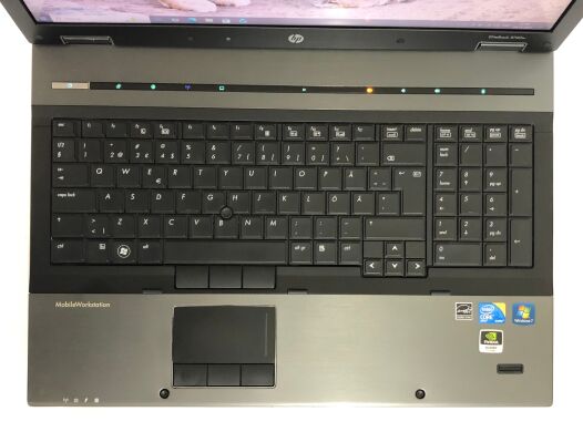 Ноутбук HP EliteBook 8740w / 17" (1920x1200) TN / Intel Core i5-540M (2 (4) ядра по 2.53 - 3.07 GHz) / 8 GB DDR3 / 256 GB SSD / nVidia Quadro FX 2800M, 1 GB GDDR3, 256-bit / WebCam