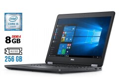 Ноутбук Б-класс Dell Latitude E5470 / 14" (1366x768) TN / Intel Core i5-6300U (2 (4) ядра по 2.4 - 3.0 GHz) / 8 GB DDR4 / 256 GB SSD M.2 / Intel HD Graphics 520 / WebCam / HDMI / Windows 10 лицензия