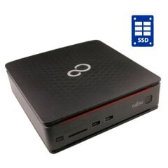 Неттоп Б-клас Fujitsu Esprimo Q520 USFF / Intel Core i3-4150T (2 (4) ядра по 3.0 GHz) / 8 GB DDR3 / 240 GB SSD / Intel HD Graphics 4400