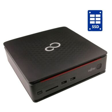 Неттоп Б-класс Fujitsu Esprimo Q520 USFF / Intel Core i3-4150T (2 (4) ядра по 3.0 GHz) / 8 GB DDR3 / 240 GB SSD / Intel HD Graphics 4400