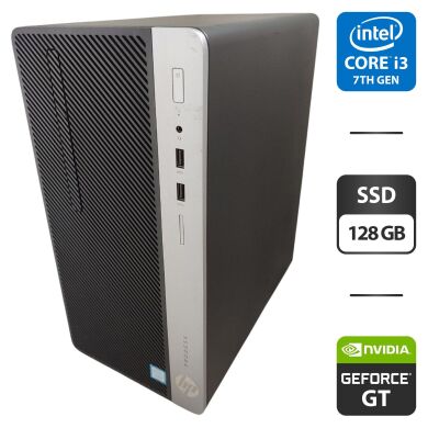 Комп'ютер HP ProDesk 400 G4 Tower / Intel Core i3-7100 (2 (4) ядра по 3.9 GHz) / 8 GB DDR4 / 128 GB SSD / nVidia GeForce GT 730, 2 GB GDDR5, 64-bit Комп'ютер HP ProDesk 400 G4 Tower / Intel Core i3-7100 (2 (4) ядра по 3.9 GHz) / 8 GB DDR4 / 128 GB SSD / nVidia GeForce GT 730, 2 GB GDDR5, 64-bit
