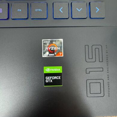 Игровой ноутбук HP Omen 15-en0023dx / 15.6" (1920x1080) IPS / AMD Ryzen 7 4800H (8 (16) ядер по 2.9 - 4.2 GHz) / 16 GB DDR4 / 1000 GB SSD / nVidia GeForce GTX 1660 Ti, 6 GB GDDR6, 192-bit / WebCam