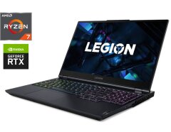 Ігровий ноутбук Lenovo Legion 5 17ACH6H / 17.3" (1920x1080) IPS / AMD Ryzen 7 5800H (8 (16) ядер 3.2 - 4.4 GHz) / 16 GB DDR4 / 1000 GB SSD / nVidia GeForce RTX 3060 Mobile, 6 GB GDDR6, 192-bit / WebCam / Win 11 Home