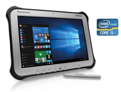 Захищений планшет Panasonic Toughpad FZ-G1 MK4 / 10.1" (1920x1200) IPS Touch / Intel Core i5-6300U (2 (4) ядра по 2.4 - 3.0 GHz) / 8 GB DDR3 / 128 GB SSD / Intel HD Graphics 520 / WebCam / Win 10 Pro