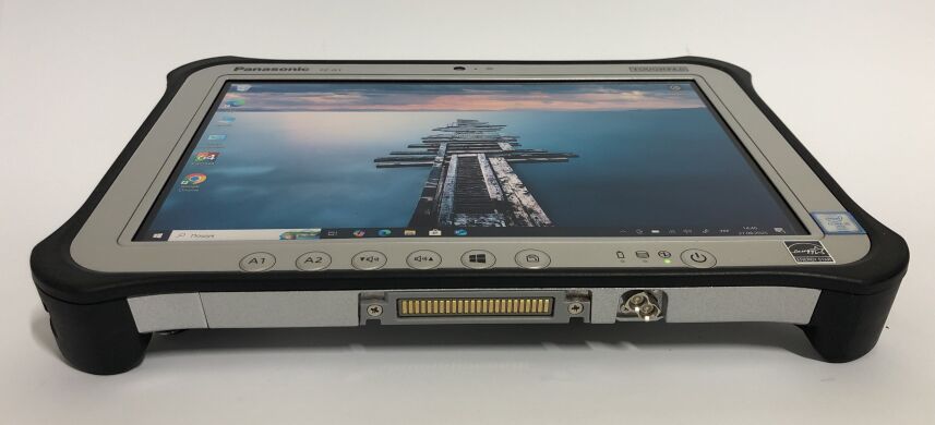 Захищений планшет Panasonic Toughpad FZ-G1 MK4 / 10.1" (1920x1200) IPS Touch / Intel Core i5-6300U (2 (4) ядра по 2.4 - 3.0 GHz) / 8 GB DDR3 / 128 GB SSD / Intel HD Graphics 520 / WebCam / Win 10 Pro