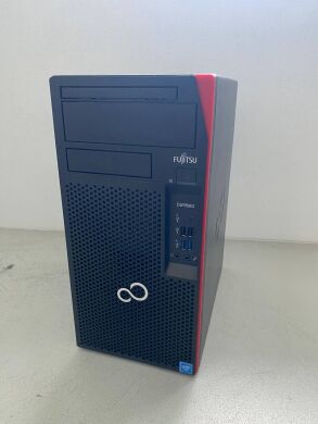 Компьютер Fujitsu Esprimo P758 E85 Tower / Intel Core i5-8400 (6 ядер по 2.8 - 4.0 GHz) / 8 GB DDR4 / 128 GB SSD + 500 GB HDD / Intel UHD Graphics 630