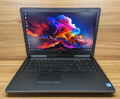 Мобільна робоча станція Dell Precision 7710 / 17.3" (1920x1080) IPS / Intel Core i7-6920HQ (4 (8) 2.9 - 3.8 GHz) / 32 GB DDR4 / 480 GB SSD + 512 GB SSD / nVidia Quadro M3000M, 4 GB GDDR5, 256-bit / WebCam / Windows 10