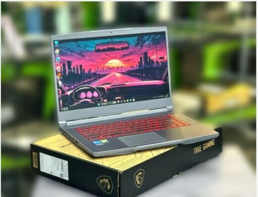 Ігровий ноутбук MSI GF63 Thin / 15.6" (1920x1080) IPS / Intel Core i5-12450H (8 (12) ядер по 3.3 - 4.4 GHz) / 16 GB DDR4 / 512 GB SSD M.2 + 1000 GB HDD / nVidia GeForce RTX 4050, 6 GB GDDR6, 96-bit / WebCam / Win 11 Home