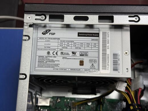 Компьютер Terra Tower / Intel Core i5-9500 (6 ядер по 3.0 - 4.4 GHz) / 8 GB DDR4 / 240 GB SSD / Intel UHD Graphics 630 / 400W / DVD-RW / DisplayPort / HDMI