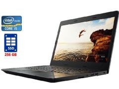 Ноутбук Lenovo ThinkPad E470 / 14" (1920х1080) IPS / Intel Core i5-7200U (2 (4) ядра по 2.5 - 3.1 GHz) / 8 GB DDR4 / 256 GB SSD / Intel HD Graphics 620 / WebCam
