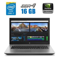 Мобільна робоча станція HP ZBook 17 G5 / 17.3" (1920x1080) IPS / Intel Core i7-8850H (6 (12) ядра по 2.6 - 4.3 GHz) / 16 GB DDR4 / 512 GB SSD / nVidia Quadro P3200, 6 GB GDDR5, 192-bit / WebCam / Windows 10 Pro